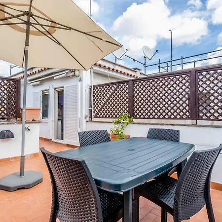 Rooftop Ponte Milvio Apartman *